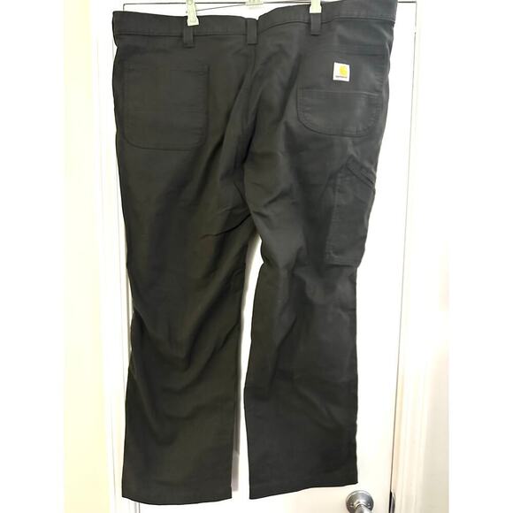 CARHARTT Rugged Flex Relaxed Fit Canvas Work Pant Pants Black- Men’s 40W 30L - Picture 6 of 7